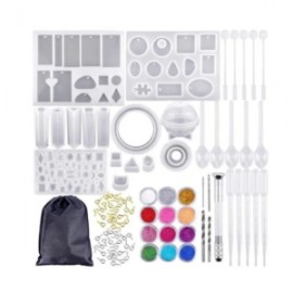 Kit Piezas Herramientas Y Moldes Joyería Resina