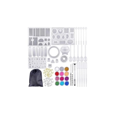 Kit Piezas Herramientas Y Moldes Joyería Resina