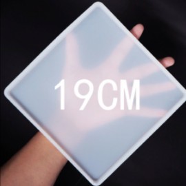 Molde de silicon cuadrado tabla charola 19 cms