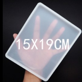 Molde de silicon rectangular base 15 x 19 cms