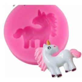 Molde Silicon Unicornio Cuerpo Completo Mini 2.8 X 2.9 Cm