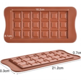 Molde de silicon chocolate barra v2